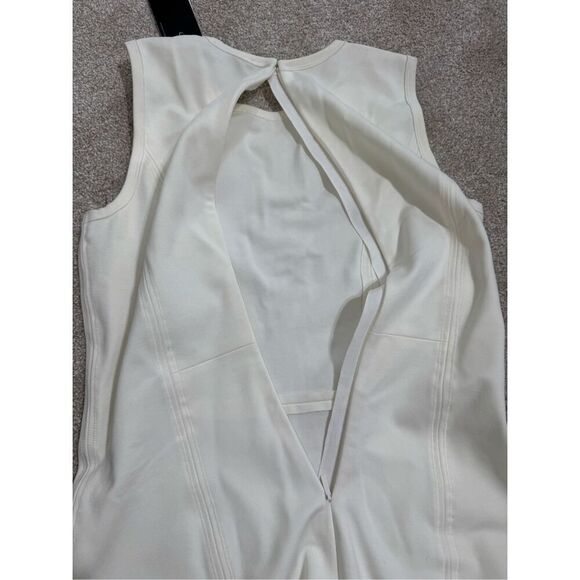NWT Armani Exchange Women’s White Sleeveless Dress Size Medium Sleeveless Zipper - Picture 10 of 10